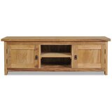 Maison Chic TV omarica - TV enota - Televizijska omarica trdna tikovina 120x30x40 cm, (21699739) Cene