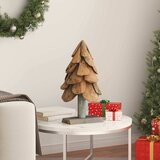  Božićno drvce s stalakom Smeđa 61 cm Masivna tikovina | shoptok.hr