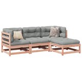 Maison Chic Seti vrtnega pohištva - Vrtna garnitura - Vrtni pohištvo set 4-delna z blazinami trden les douglas, (21819266) | Shoptok.si
