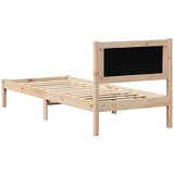  Krevetna konstrukcija s uzglavljem Svijetlo siva 75 x 190 cm | shoptok.hr