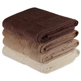 Mjoll Kopalniške brisače in rokavice za umivanje RAINBOW X4 Kostanjeva