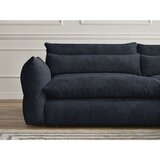 Bobochic Paris Temno modra sedežna garnitura iz šenilje 276 cm Neil – | Shoptok.si