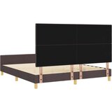  Postelja Temno Rjava 180x200 cm Tkanina, (22049577) | Shoptok.si