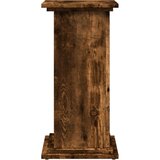 vidaXL Stojalo za shranjevanje dimljeni hrast 31x30x60 cm inž. les | Shoptok.si
