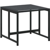 vidaXL 17-dijelni vrtni blagovaonski set crni od tekstilena | shoptok.hr