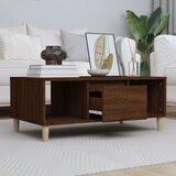  Stolić za kavu smeđi hrast 90x50x36,5 cm konstruirano drvo | shoptok.hr