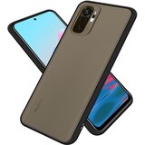  case, združljiv z xiaomi v zamrznjenih črnih - rdečih tipkah - hibridni zaščitni pokrov s silikonom tpu in matt plastic back, (20566456) | Shoptok.si