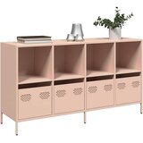  Komoda ružičasta 135x39x73,5 cm hladno valjani čelik | shoptok.hr