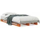  Krevet od paleta voštano smeđi 90 x 200 cm od masivne borovine