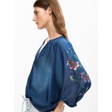 Desigual Bluza plavi traper / crvena / bijela | shoptok.hr