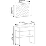 MID.YOU Kopalnica Bitila 80, Bela, Črna, 3-Delno | Shoptok.si