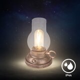BRILO LED prigušiva spoljna punjiva stona lampa KANEA LED/1,5W/5V IP44 1200mAh u bronzanoj boji | Eponuda.com