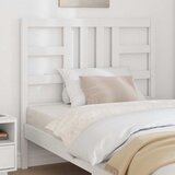  Uzglavlje za krevet bijelo 106 x 4 x 100 cm od masivne borovine | shoptok.hr