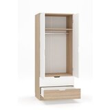 Hanah home garderober lento sonomo oak white | Eponuda.com