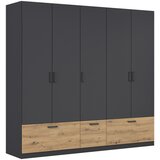 Boxxx OMARA ZA OBLAČILA, siva, hrast artisan Slike