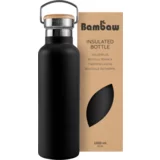 Bambaw Termos boca od nehrđajućeg čelika - Jet Black