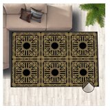 Conceptum Hypnose tepih HM-CRP25-13, pravougaoni, 160 x 230 cm, crno-žuti | Eponuda.ba