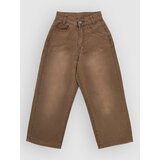 Blue Tomato Vintage Denim Baggy Kids Kavbojke brown washed denim Slike