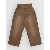 Vintage Denim Baggy Kids Kavbojke brown washed denim