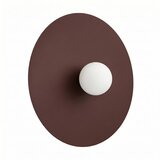 Thoro Smeđa metalna zidna lampa ø 50 cm AKE – Cijene