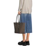 Michael Kors Ročna torbica temno rjava / črna | Shoptok.si