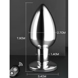 Jiuuy Vrteči se masaž prostate analnega vibratorja 27006664-1 ABS TPE USB 60db, (21218016) | Shoptok.si