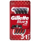 Gillette Muški brijač Blue 3 Plus Nitro, 3+1 komad, Crni Cene