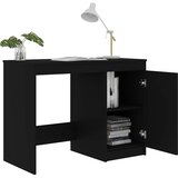  Radni stol crni 100 x 50 x 76 cm od konstruiranog drva | Shoptok.si