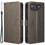 INORCO Ovitek za telefon Asus ROG Phone 7 5G Diamantna tekstura, etui za telefon, stojalo iz PU usnja, lupina denarnice, (22033237) Cene