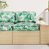  Jastučić za palete za sjedenje uzorak lista 60x60x12 cm poliester | shoptok.hr