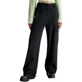 Calvin Klein Jeans Lahkotne hlače & Harem hlače HIGH RISE MILANO J20J222605 Črna