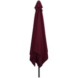  Vrtni suncobran Bordeaux Crvena 295 x 295 x 245 cm | shoptok.hr