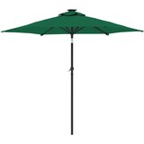  Vrtni suncobran s čeličnom šipkom zeleni 225 x 225 x 212 cm | Eponuda.ba