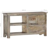TV omarica 110x30x55 cm trden mangov les | Shoptok.si