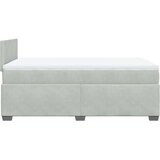  Krevet s oprugama i madracem svjetlosivi 120x190 cm baršunasti | shoptok.hr