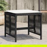 Maison Chic Vrtni stolčki - Vrtni stoli z blazinami 4 kosi črni 41x41x36 cm poli ratan JS1119, (21878770) | Shoptok.si