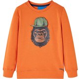  Dječja topla majica tamnonarančasta 104 | shoptok.hr