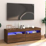 The Living Store TV omarica z LED lučkami rjav hrast 120x35x40 cm - TV Omarica, (21375931) Cene