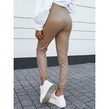 DStreet Spodnie damskie woskowane BRIAL beżowe | Shoptok.si