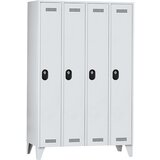 Wolf Garderobna omara, višina predelka 1700 mm, VxŠxG 1850 x 1200 x 500 mm, širina razdelka 300 mm, barva korpusa / vrat svetlo siva / svetlo siva | Shoptok.si