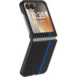 AVIZAR Ovitek za Motorola Razr 70 Videz Karbonskih Vlaken Trda Zaščita, Modra, (5000273878) | Shoptok.si