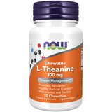 Now Foods L-Teanin NOW, 100 mg (90 žvečilnih tablet) | Shoptok.si