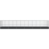  Kavez za ptice s produžetkom srebrni 1246x207x212 cm čelični | Eponuda.com