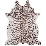 Think Rugs Rjavo/bež sintetično krzno 155x195 cm Faux Leopard – Think Rugs Cene