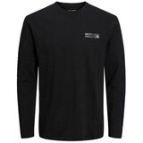 Jack & Jones Majica z dolgimi rokavi 12229680 Črna Relaxed Fit | Shoptok.si