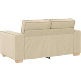 vidaXL Dvosjed Kauč Krem 120 cm Tkanina | shoptok.hr