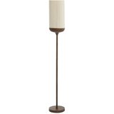 Light & Living Tamno smeđa stojeća svjetiljka s tekstilnim sjenilom (visina 159 cm) Dania – | shoptok.hr