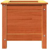  Vrtna saksija Vosak smeđa 40 x 40 x 39 cm Čvrsto borovo drvo | shoptok.hr