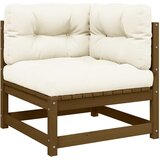  Kutna vrtna sofa s krem jastucima od masivne borovine | shoptok.hr