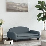 vidaXL Pasja postelja temno siva 70x45x30 cm blago Cene
